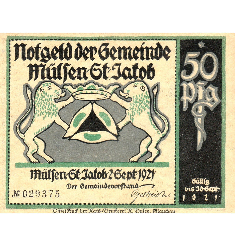 Alemania Set 8 Notgelds 1921