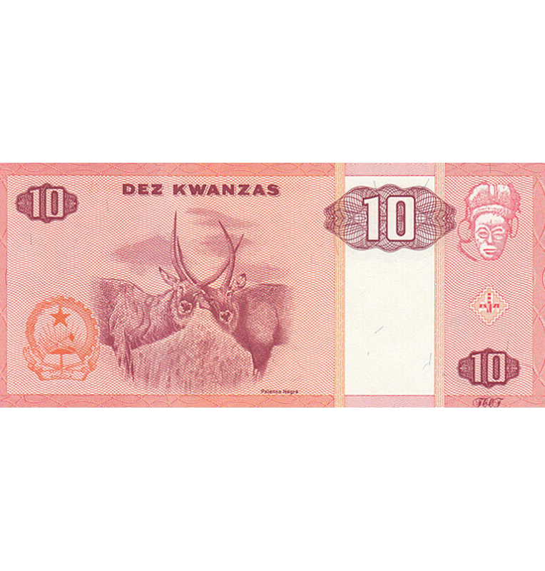 Angola 10 Kwanzas 1999 Pick 145