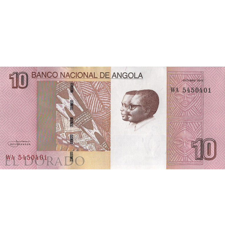 Angola 10 Kwanzas 2012 Pick 151B