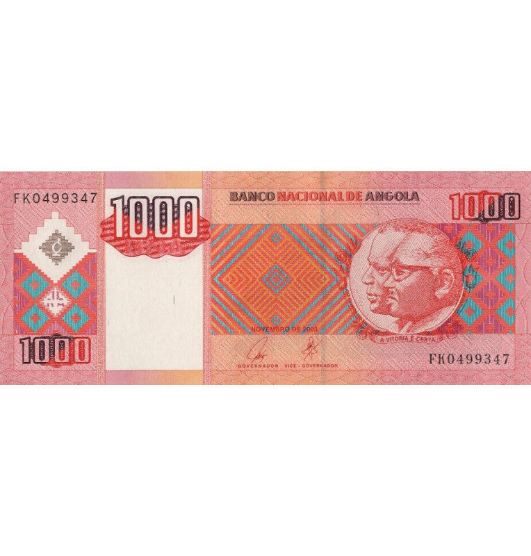 Angola 1000 Kwanzas 2003 Pick 150a