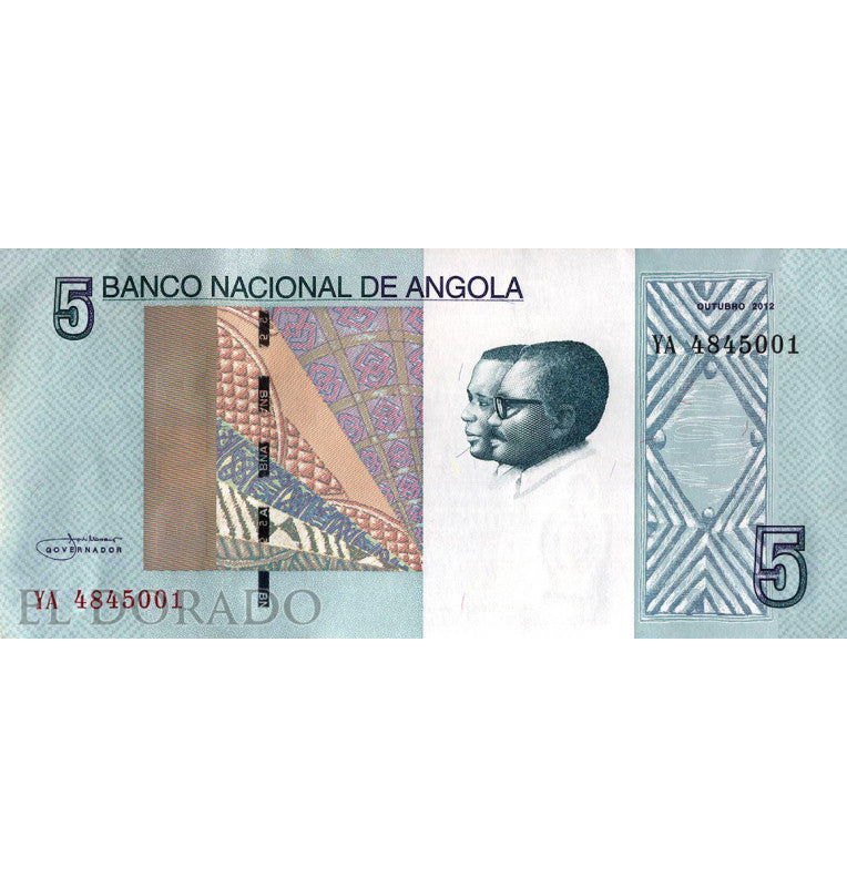 Angola 5 Kwanzas 2012 Pick 151A