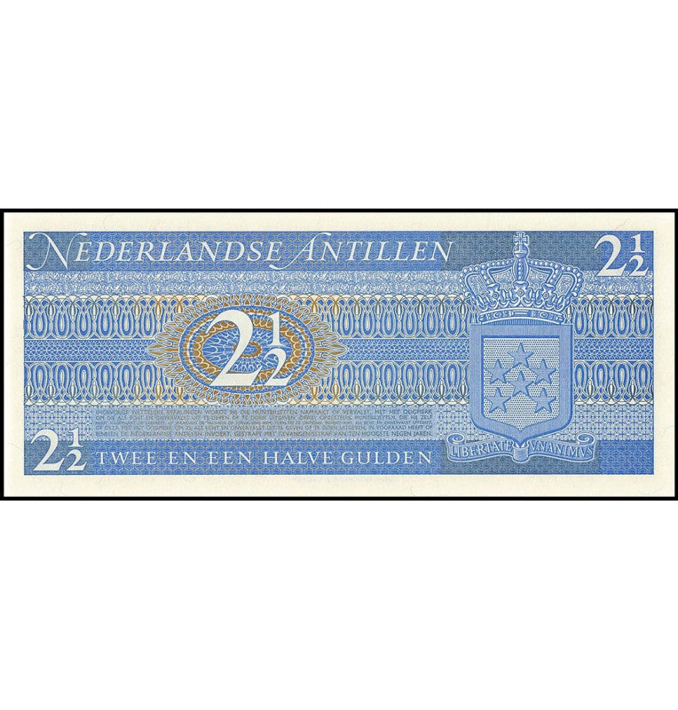 Netherlands Antilles 2 1/2 Gulden Pick 21a
