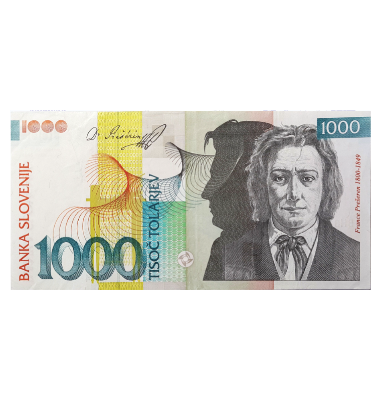 Eslovenia 1000 Tolarjev 2003 Pick 32a