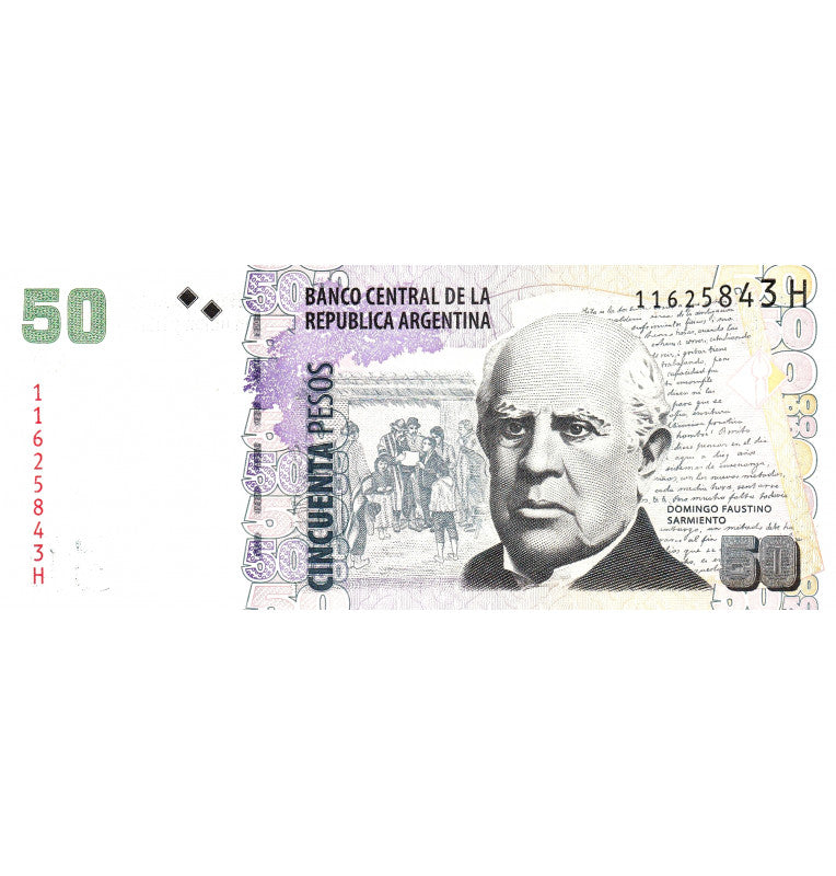 Argentina 50 Pesos 2014 Pick 356 
