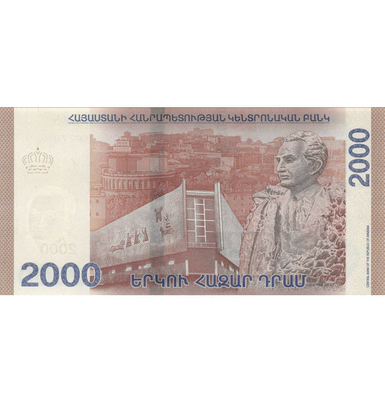 Armenia 2.000 Dram 2018 Pick Nuevo