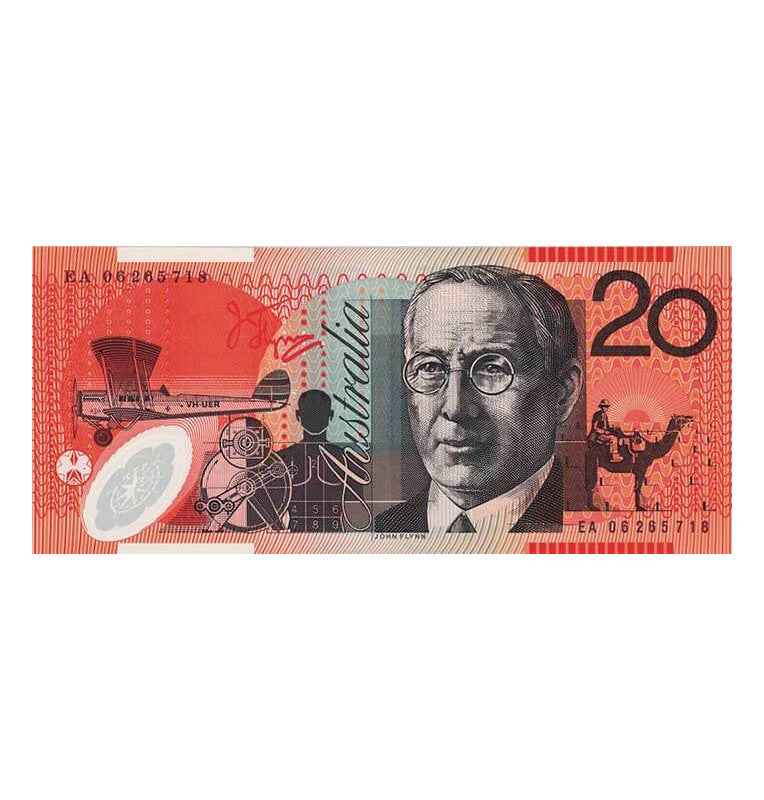 Australia 20 Dollars 2008 Pick 59 Polymer