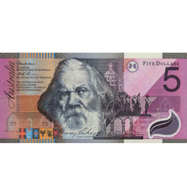 Australia 5 Dollars 2001 Pick 56a Commemorative Polymer
