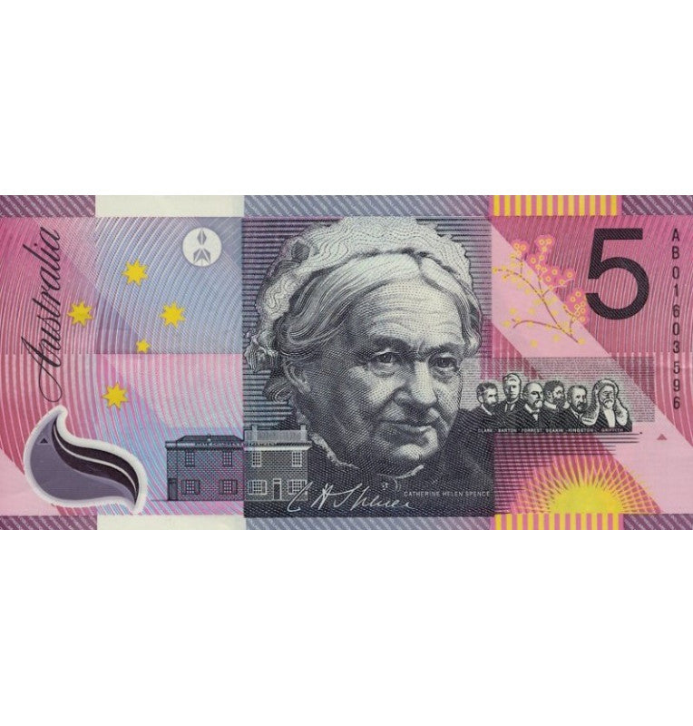 Australia 5 Dollars 2001 Pick 56a Commemorative Polymer