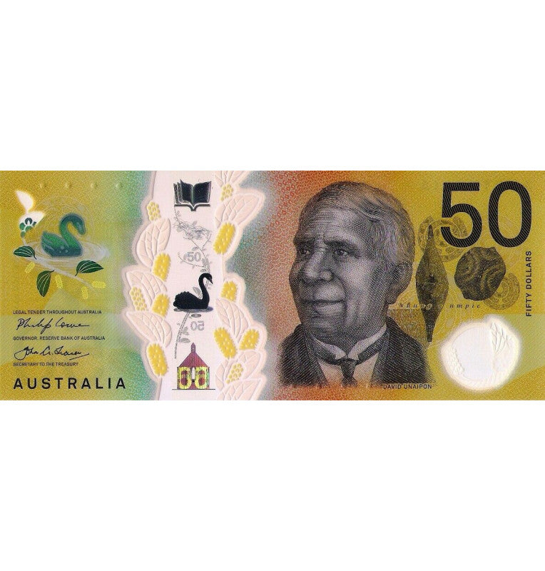 Australia 50 Dollars 2018 Pick new Polymer