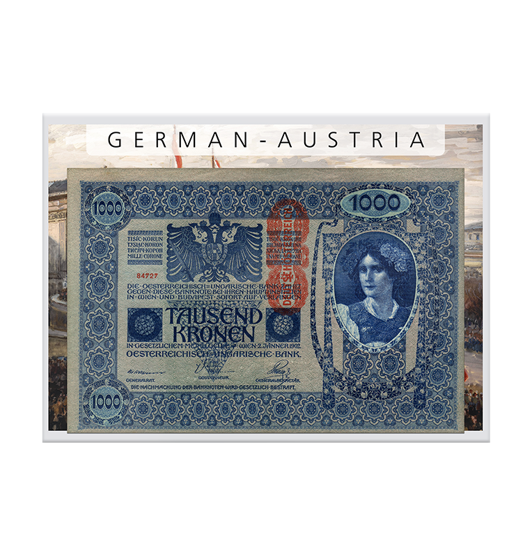 Austria 1,000 Crowns Year 1919 Pick 59