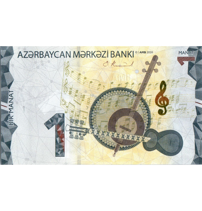 Azerbaijan 1 Manat 2020 Pick New