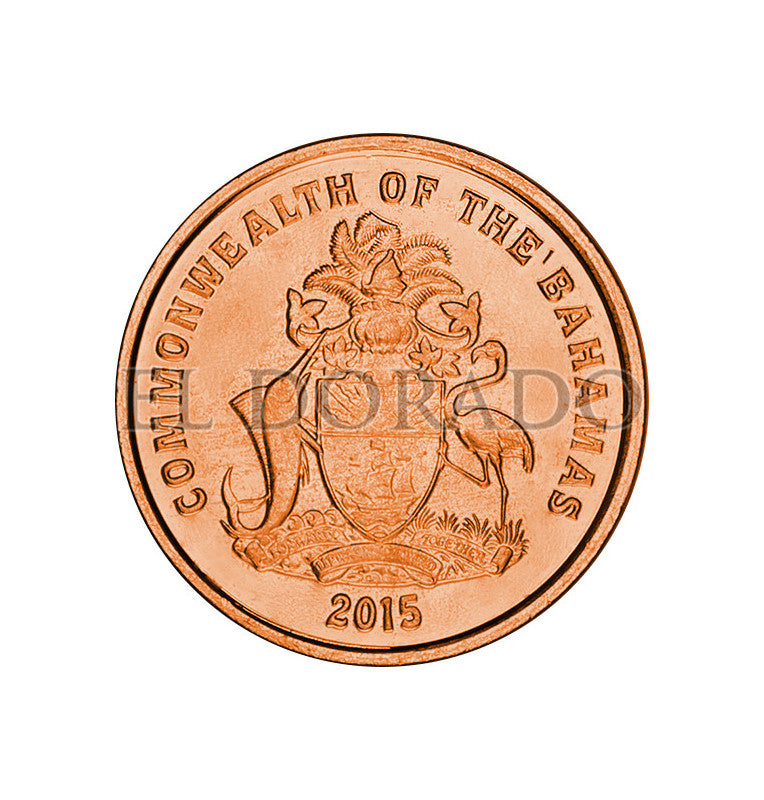 Bahamas 1 Cent 2015 KM 218.2