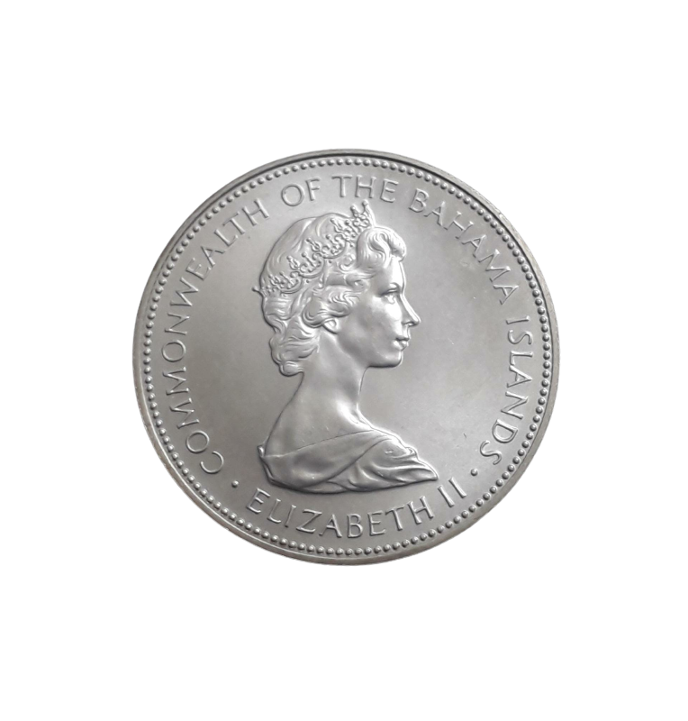 Bahamas 1 Dollar 1971 KM 22 Shell NO UNC