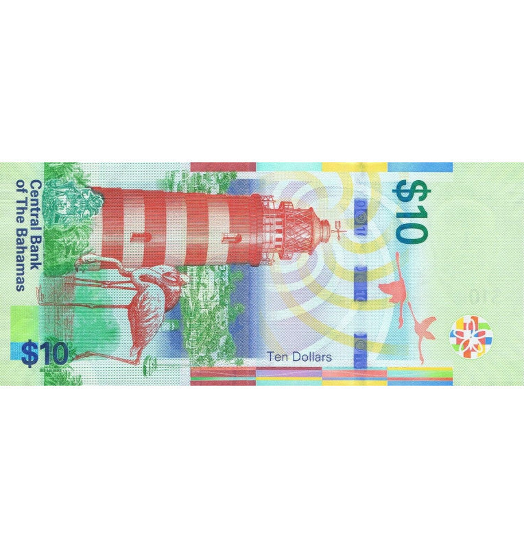 Bahamas 10 Dollars 2016 Pick 79a