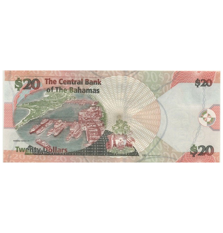 Bahamas 20 Dollars 2010 Pick 74Aa