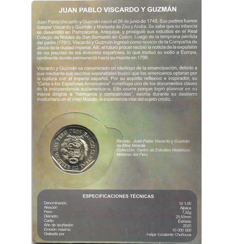 Peru Bicentennial 1 Sol 2020