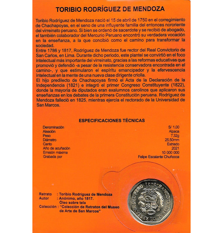 Peru Bicentennial 1 Sol 2021