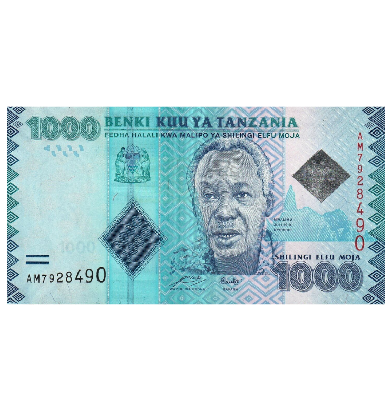 Tanzania 1000 Shilingi 2010 Pick 41