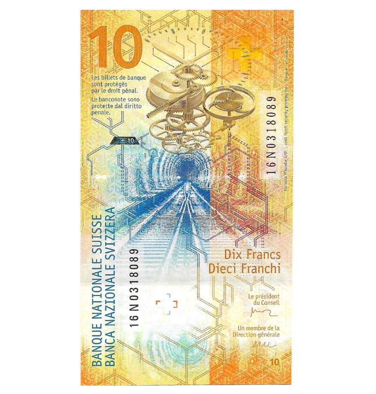 Suiza 10 Francos 2016 Pick 75c