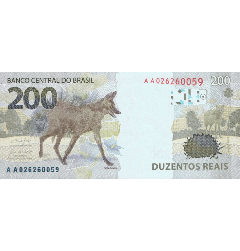 Brazil 200 Reales 2020 Pick New