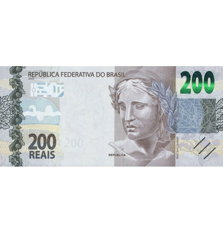 Brazil 200 Reales 2020 Pick New