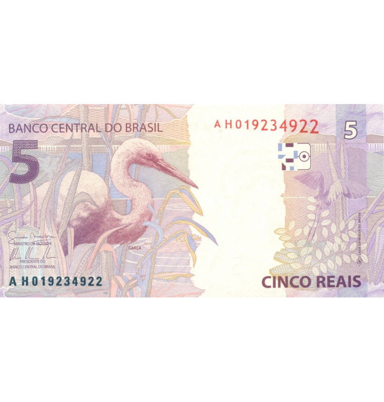 Brazil 5 Reales 2010 Pick 253a