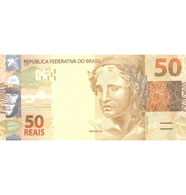 Brazil 50 Reales 2010 Pick 256f