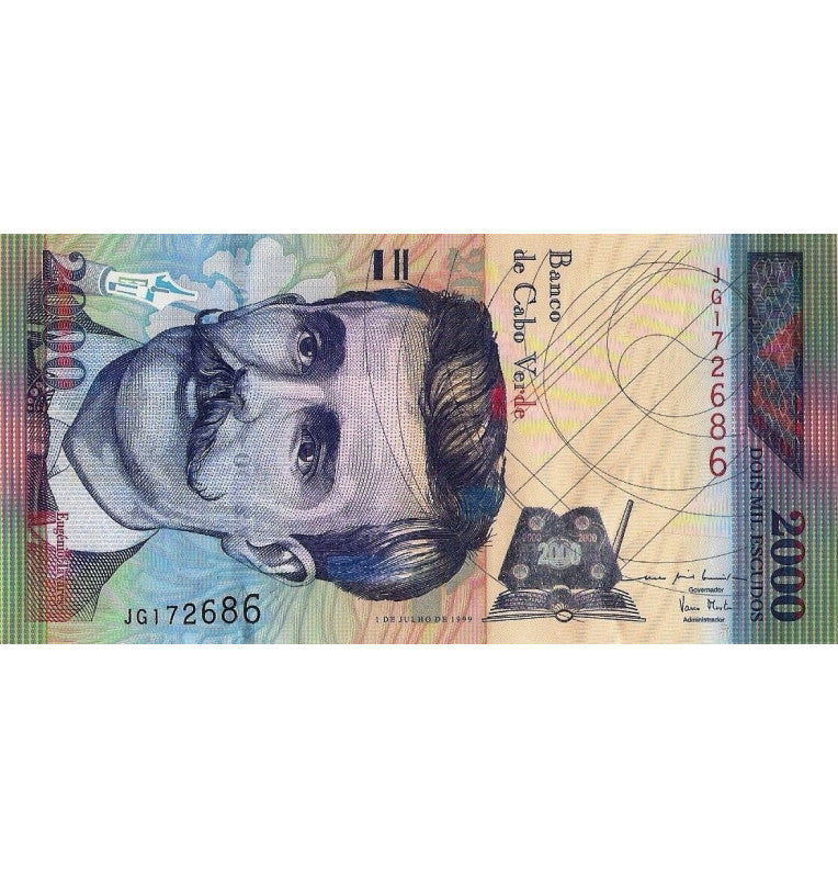 Cabo Verde 2000 Escudos 1999 Pick 66a