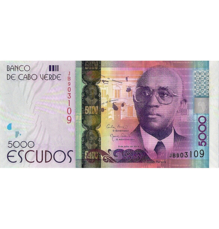 Cape Verde 5000 Escudos 2014 Pick 75