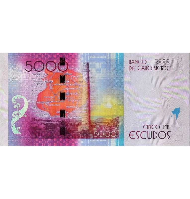 Cape Verde 5000 Escudos 2014 Pick 75