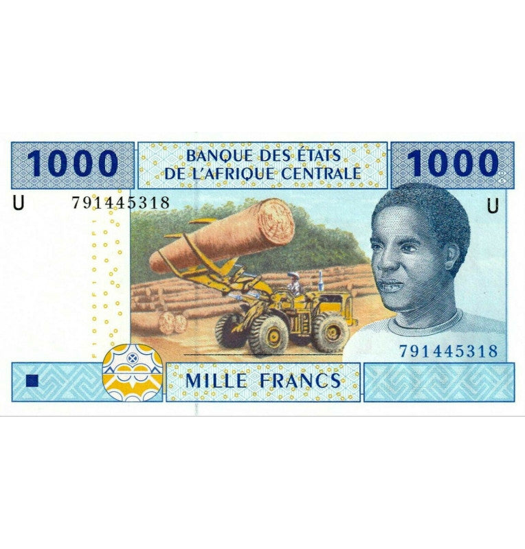 Cameroon 1000 Francs 2002 Pick 207 Units