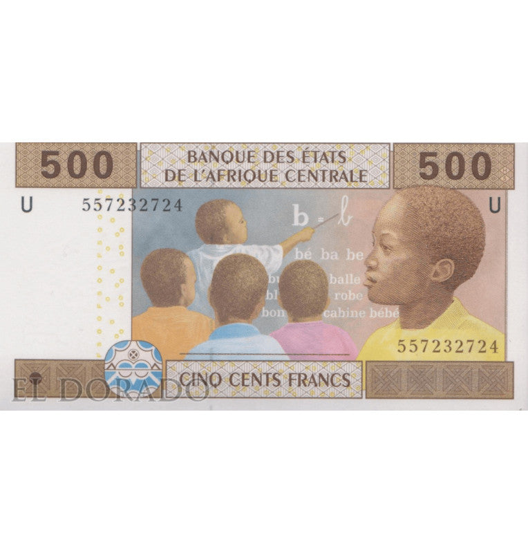 Cameroon 500 Francs 2002 Pick 206 Units