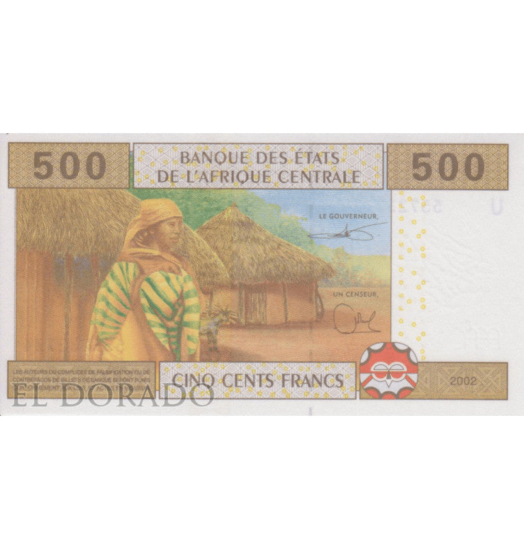 Cameroon 500 Francs 2002 Pick 206 Units