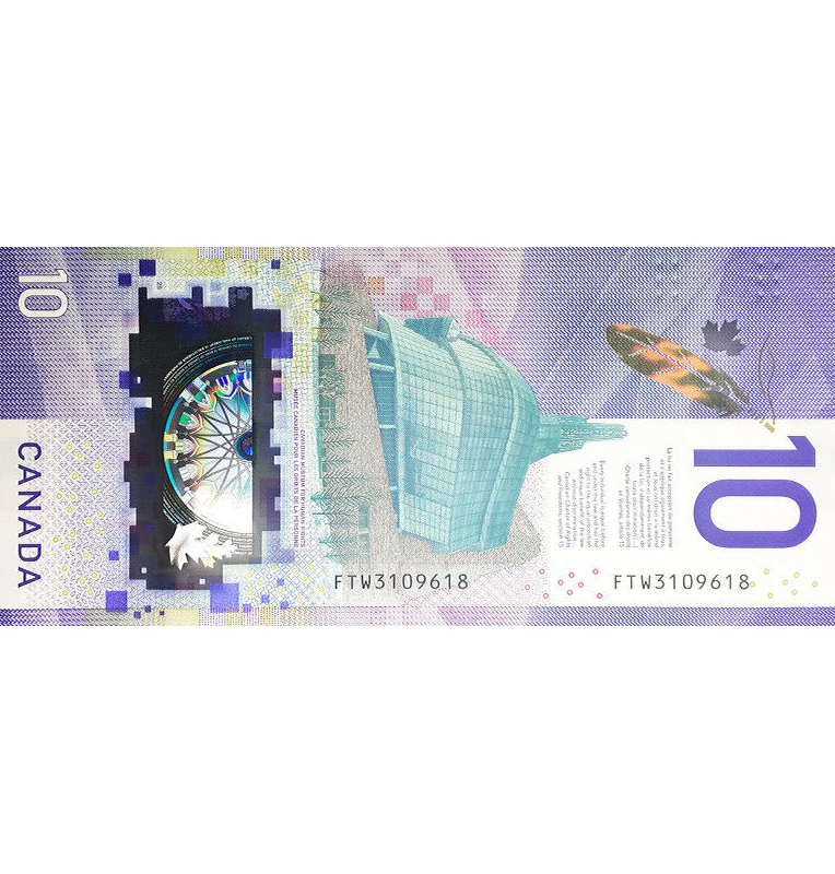 Canada 10 Dollars 2018 Pick New Polymer