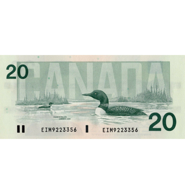 Canada 20 Dollars 1991 Pick 97d