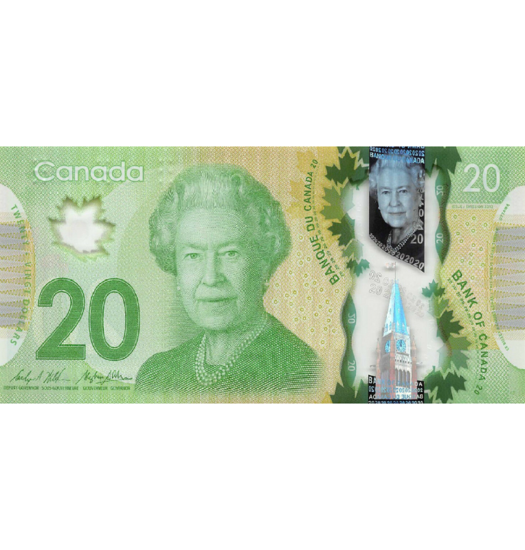 Canada 20 Dollars 2012 Pick 108b Polymer