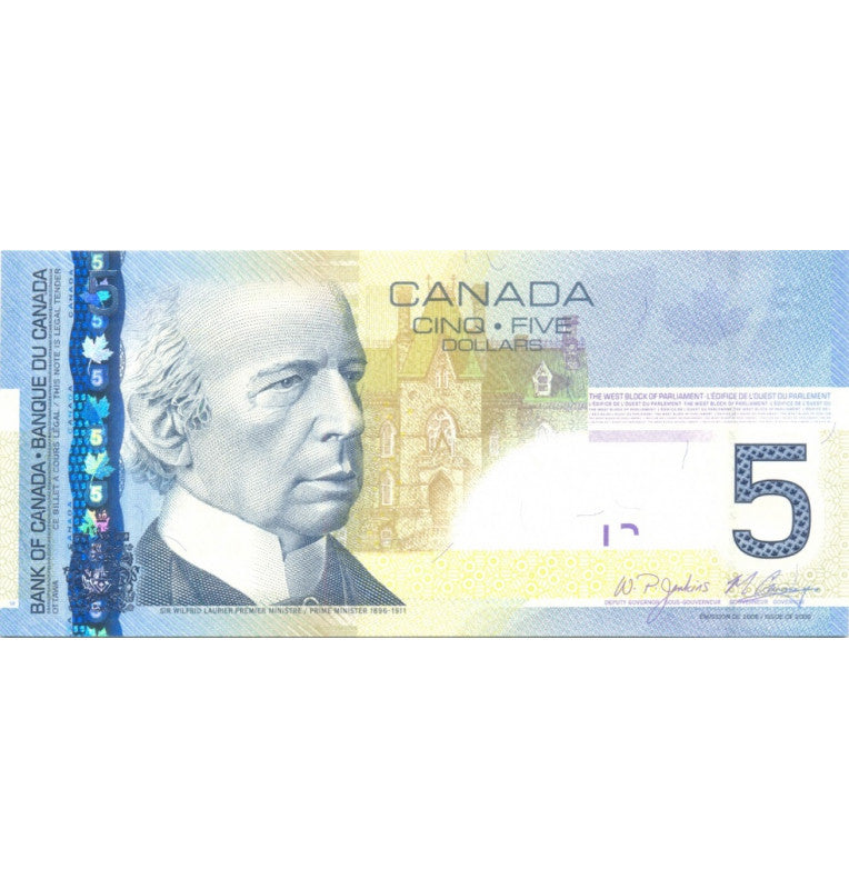 Canada 5 Dollars 2008 Pick 101