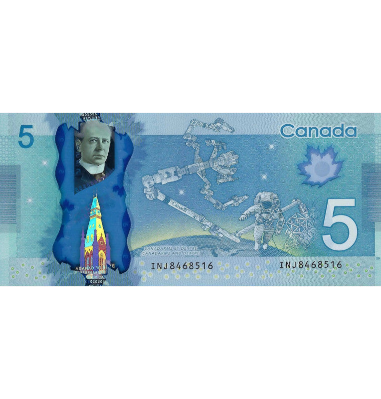 Canada 5 Dollars 2013 Pick 106b (Polymer)