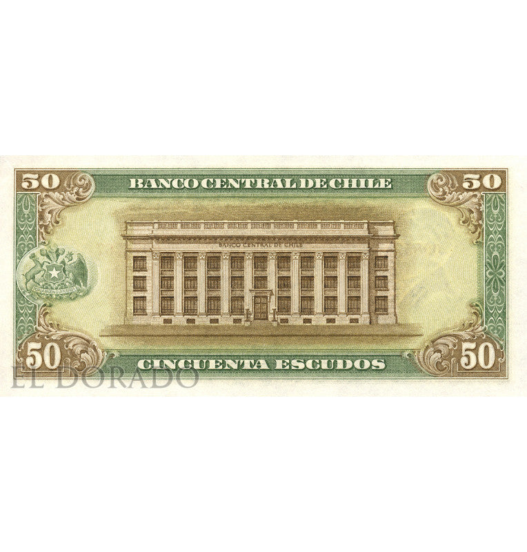 Chile 50 Escudos ND Pick 140a