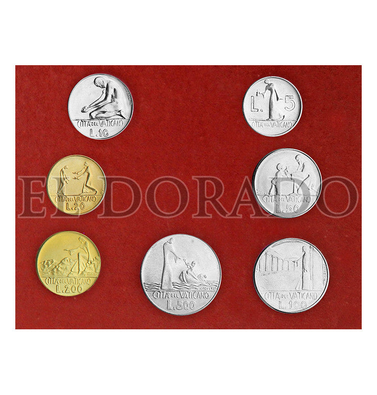 Vatican City, Jesus folder Year 1978 KM 133, 134, 135, 136, 137, 138, 139