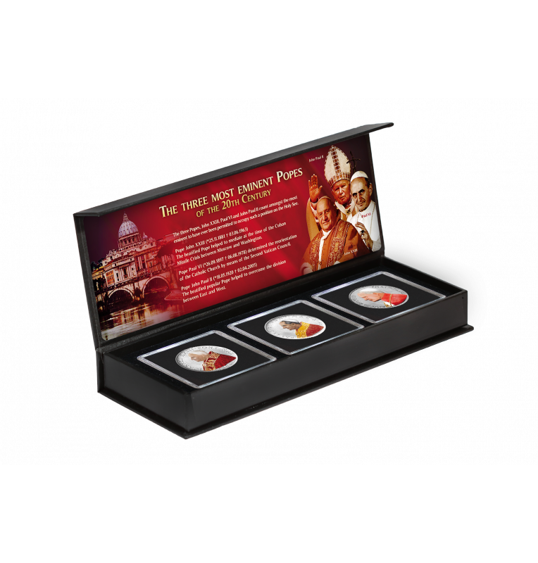 Vatican City Collection 3 Popes of the 20th Century Year 1962-1980