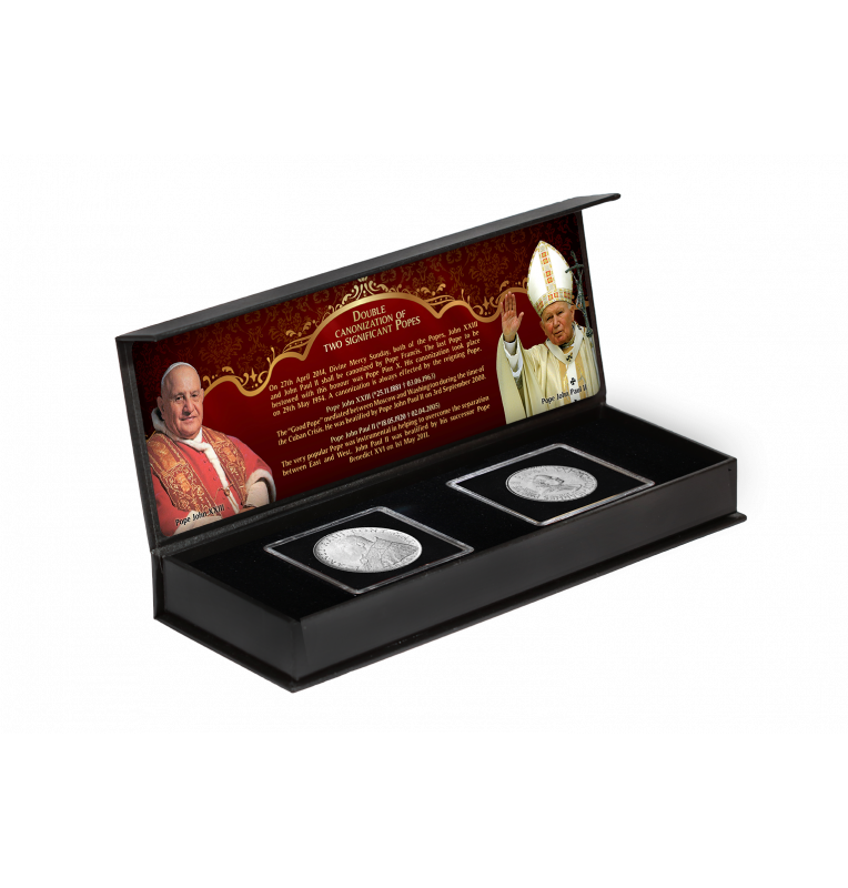 Vatican City "Double Canonization" in Wooden Box II. 308, 73 Year 1962-1999