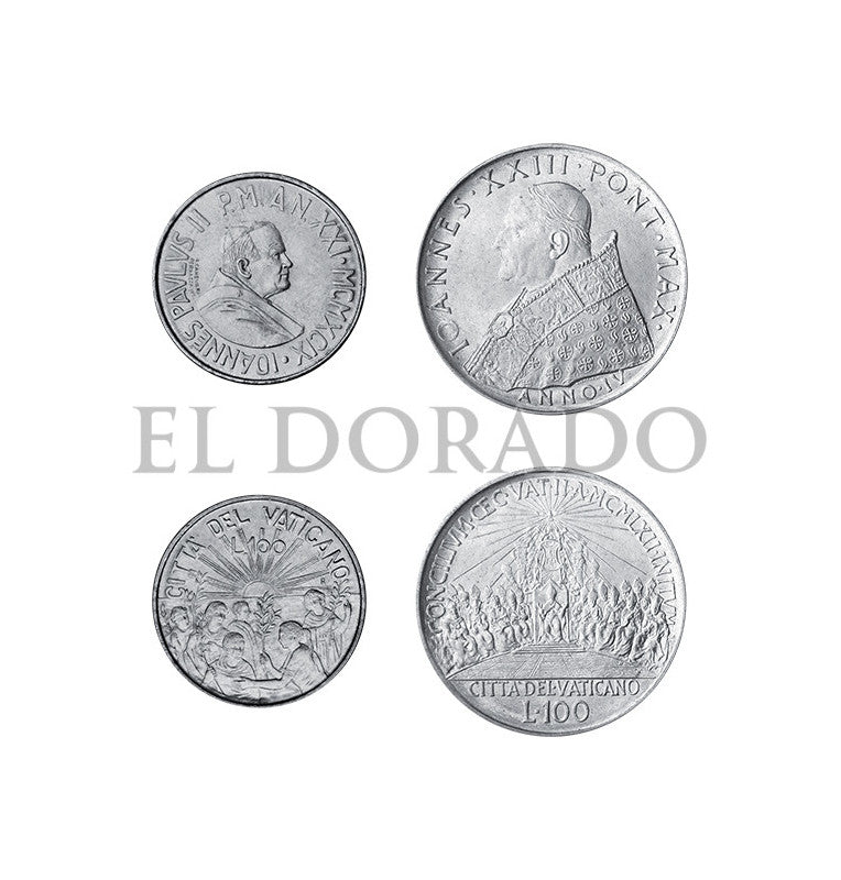 Vatican City "Double Canonization" in Wooden Box II. 308, 73 Year 1962-1999