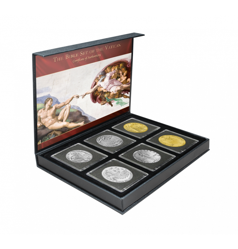 Vatican City The Bible Vatican Set (6 coins) diff. Year 1955-1990
