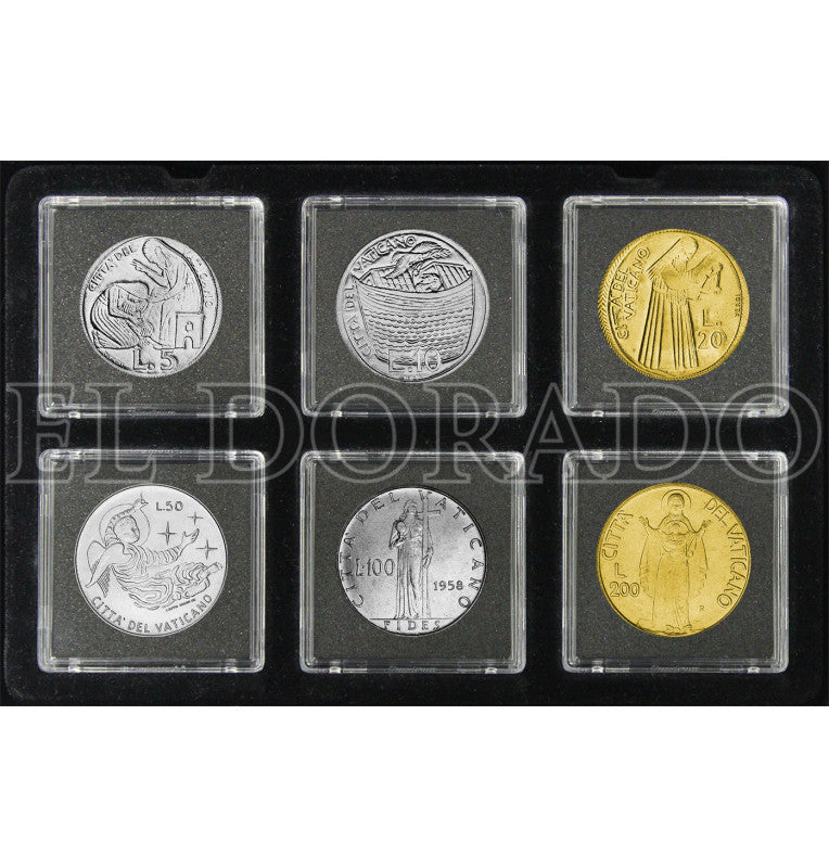 Vatican City The Bible Vatican Set (6 coins) diff. Year 1955-1990