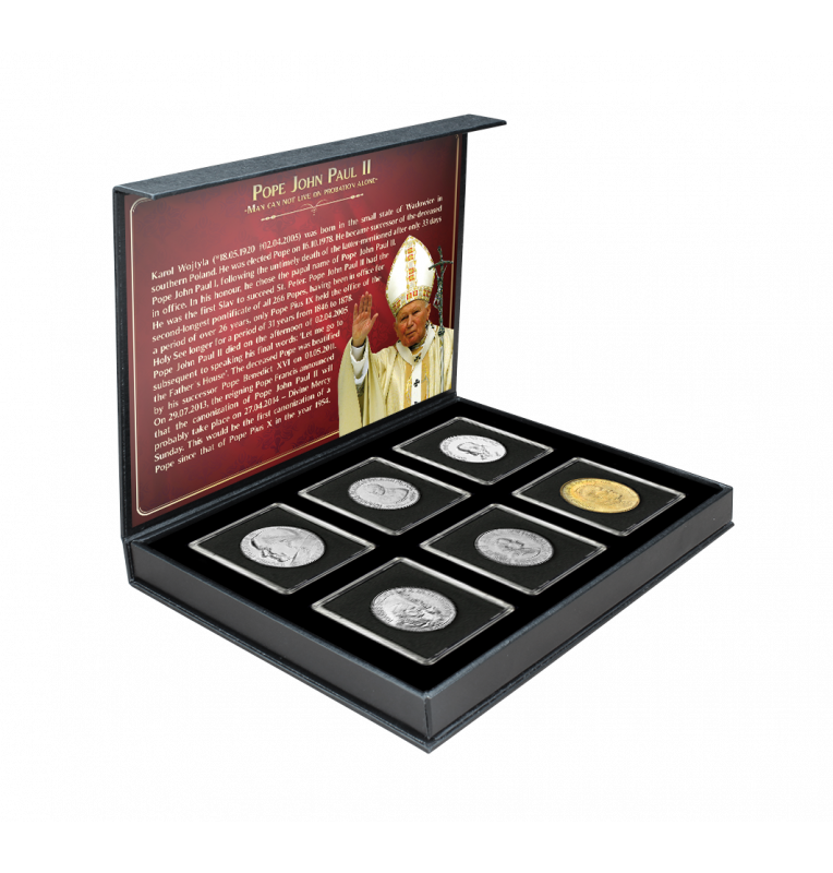 Vatican City "Pope John Paul II" in a wooden box, different from 1985-1999