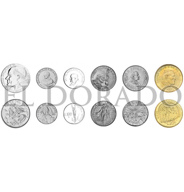 Vatican City "Pope John Paul II" in a wooden box, different from 1985-1999