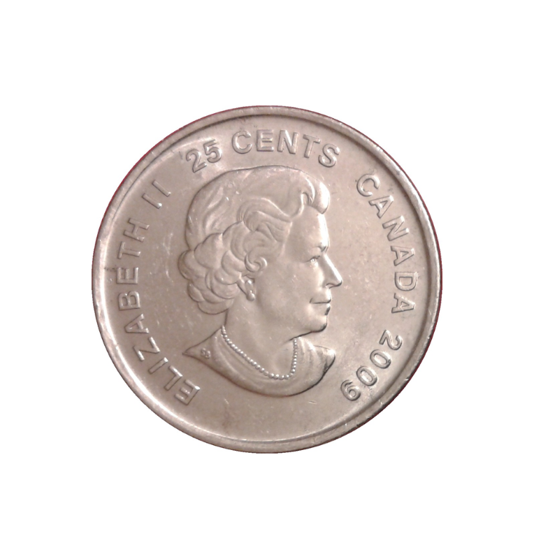 Canada 25 Cents - Elizabeth II Men's Ice Hockey