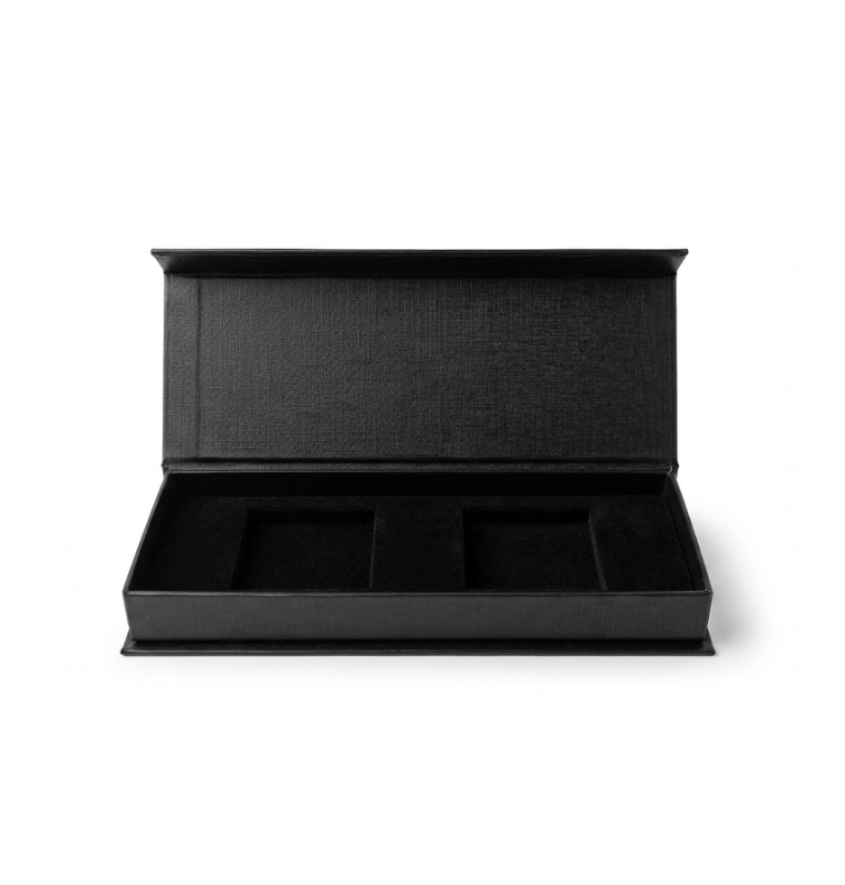 Estuche para 2 Moneda en capsula quadrum