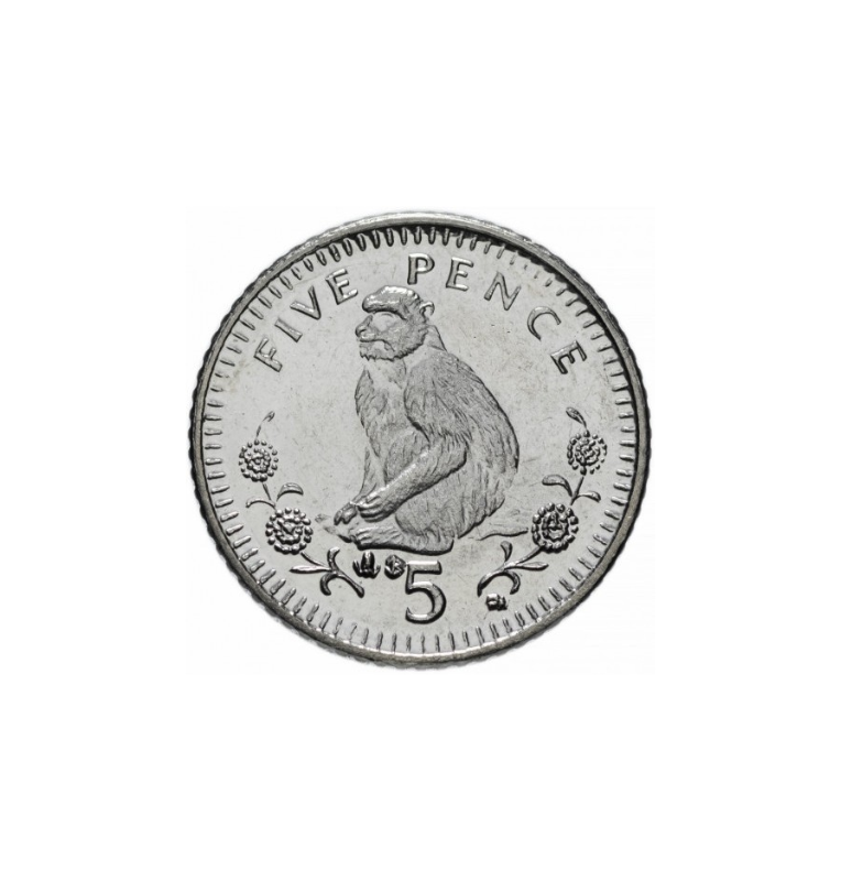 Gibraltar 5 Peniques 2000